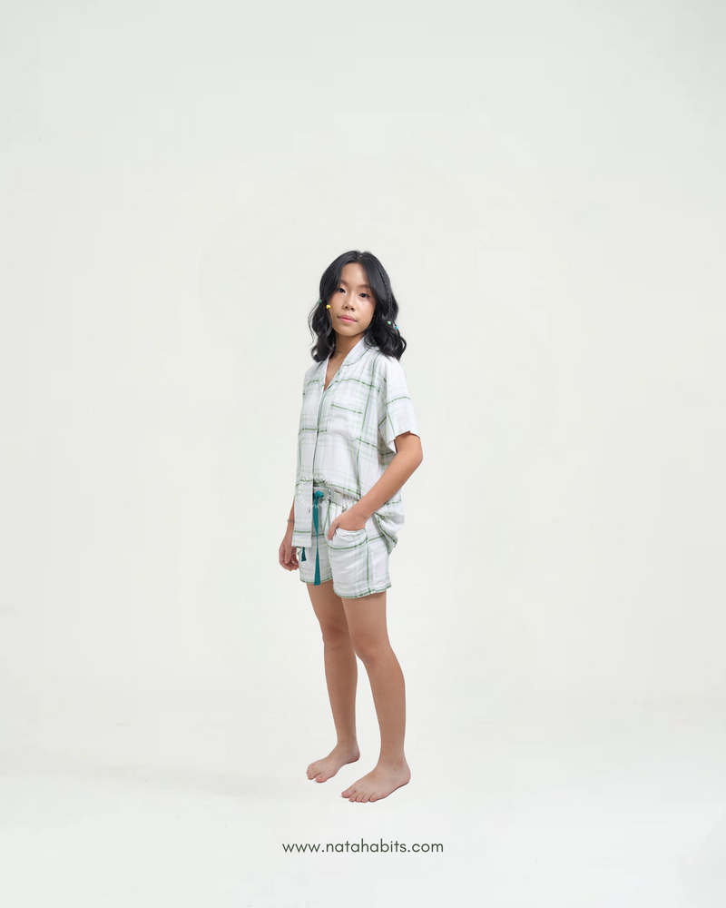 Squary Kids Short Set • Cellulose Fiber