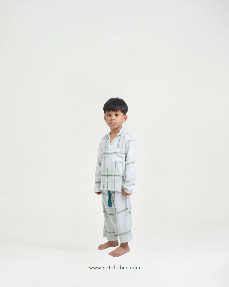 Squary Kids Long Set • Cellulose Fiber