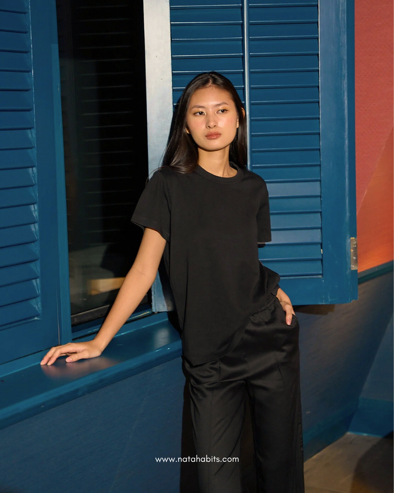 NATAHABITS® - Basic Slim Fit T-Shirt • Cotton
