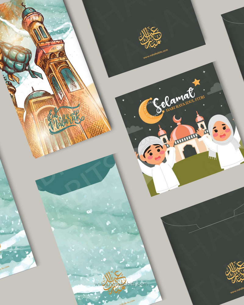 NATAHABITS® - Eid Money Envelope 19x7 cm
