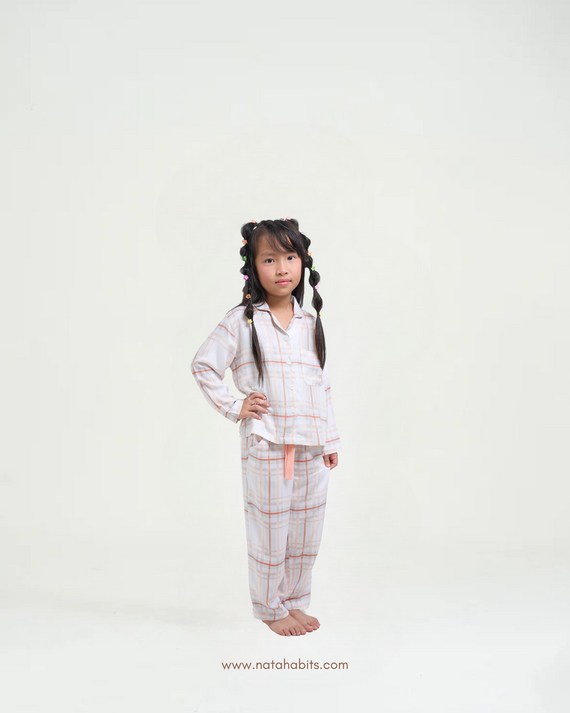 Squary Kids Long Set • Cellulose Fiber