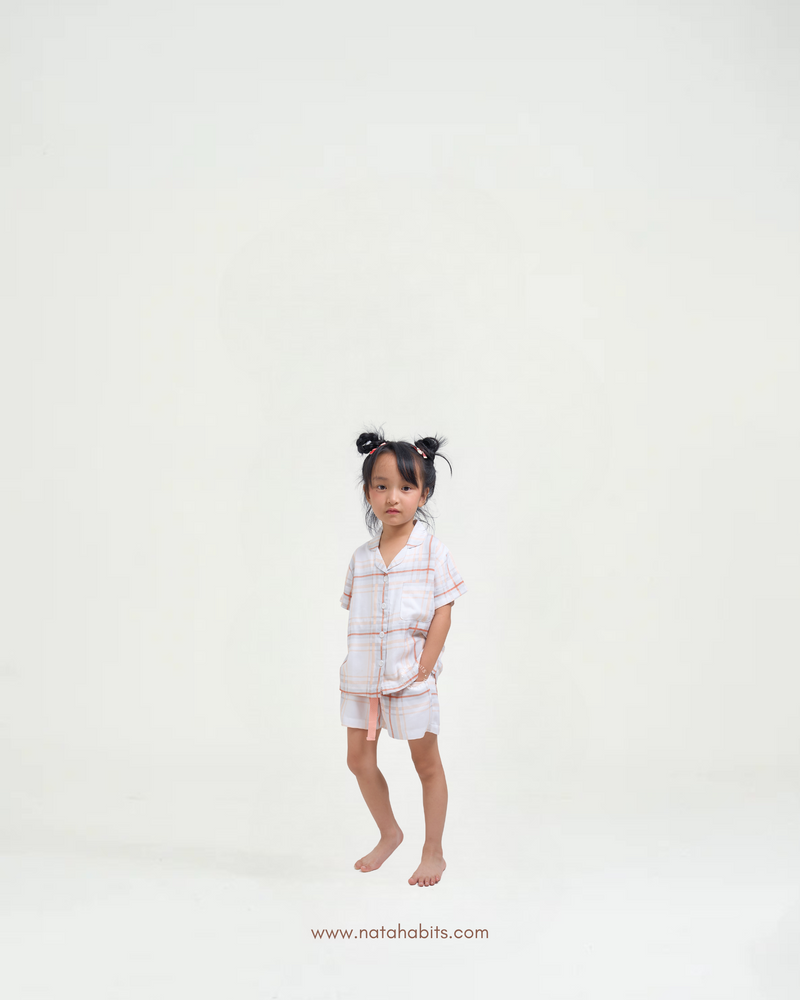 Squary Kids Short Set • Cellulose Fiber