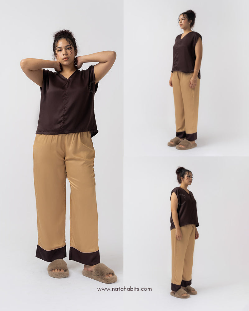 Cora Long Pant Two-Tone • TENCEL™ Lyocell