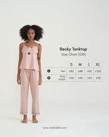 Becky Tanktop Lace Rose