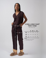 NATAHABITS® - Cora Long Pant Two-Tone • TENCEL™ Lyocell